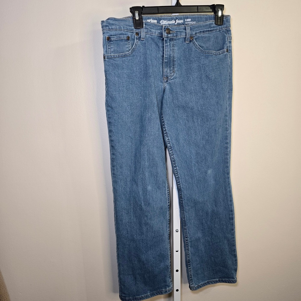 Urban Pipeline Ultimate Jeans Boys Husky Size 14 Straight‎ Blue Denim Pants